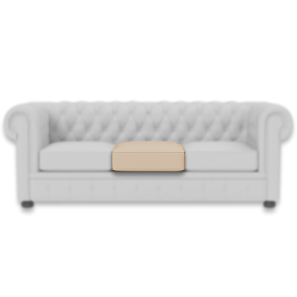 Съемная подушка дивана из кожи