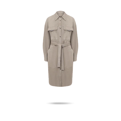 Плащ из кожи/замши от 90 см