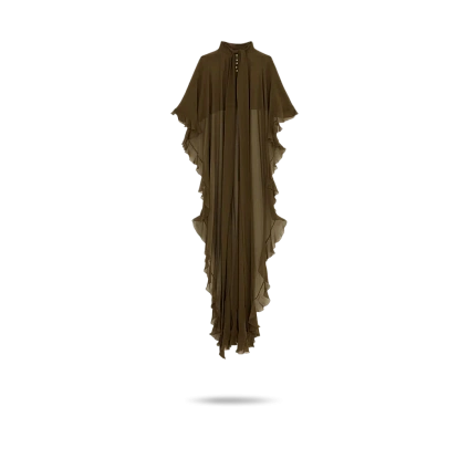 Туника сложного кроя с отделкой