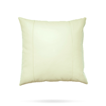 Декоративная подушка из кожи