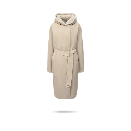 Пальто с подкладкой из натурального меха от 90 см