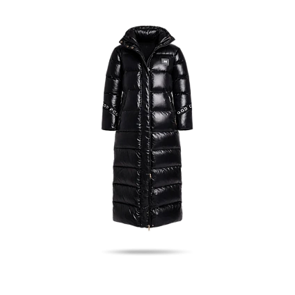 Пуховик кожаный/замшевый от 90 см