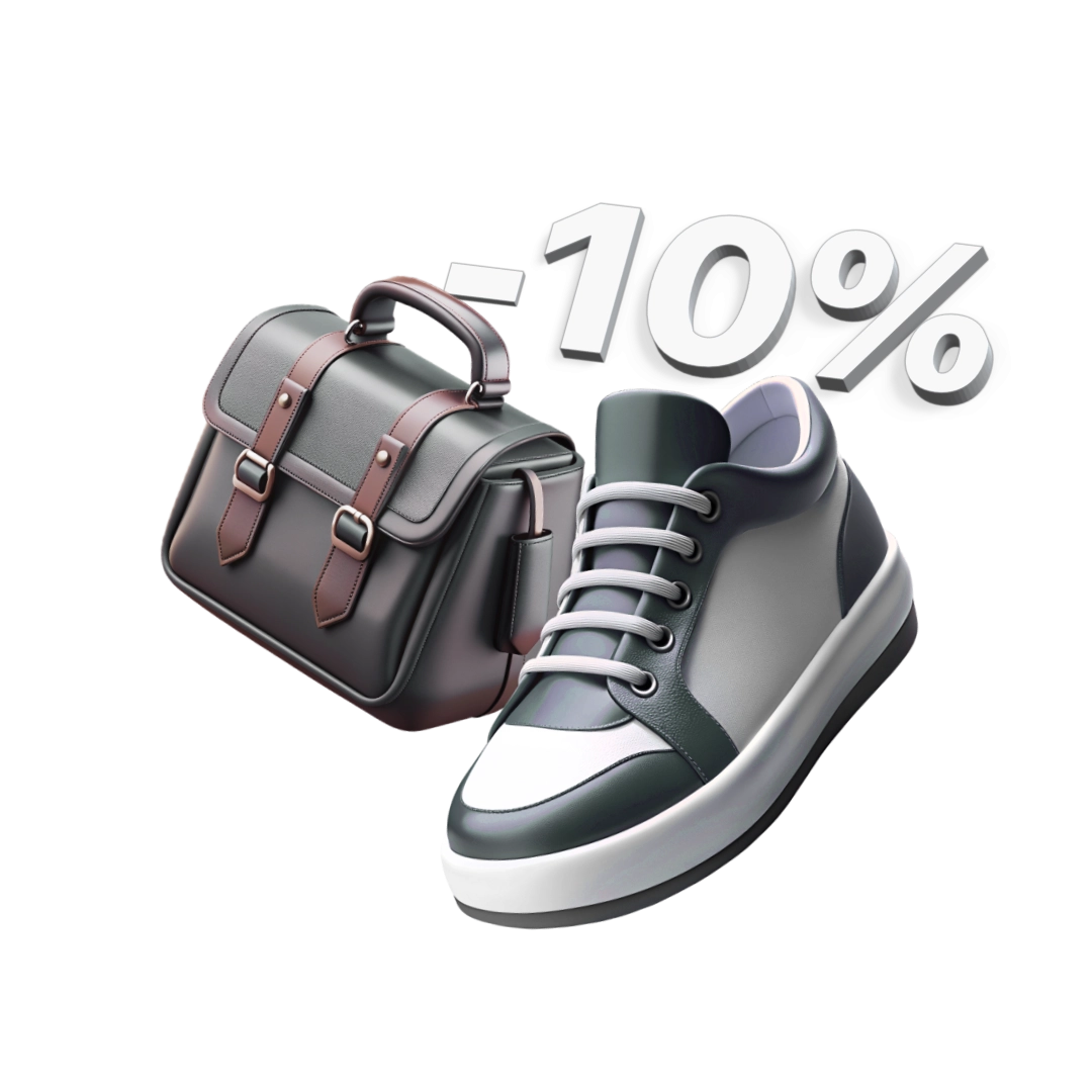 Скидка 10% на чистку обуви и сумок